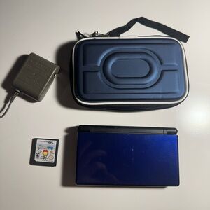Nintendo DS Lite – Blue | Protective Case, Charger & Scribblenauts